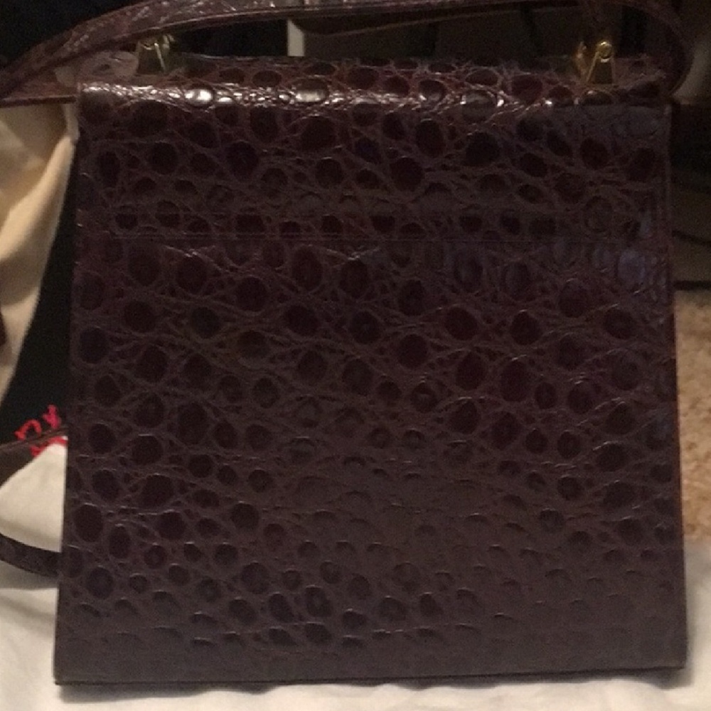 Salvattore Ferregamo crocodile crossbody bag